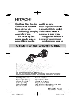 Hitachi G 14DL Handling Instructions Manual preview