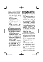 Предварительный просмотр 4 страницы Hitachi G 14DSL Handling Instructions Manual