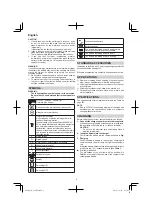 Предварительный просмотр 6 страницы Hitachi G 14DSL Handling Instructions Manual