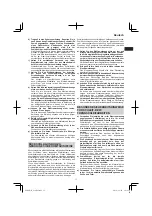 Предварительный просмотр 11 страницы Hitachi G 14DSL Handling Instructions Manual