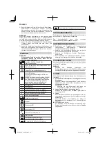 Предварительный просмотр 14 страницы Hitachi G 14DSL Handling Instructions Manual