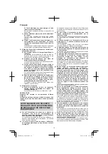 Предварительный просмотр 18 страницы Hitachi G 14DSL Handling Instructions Manual