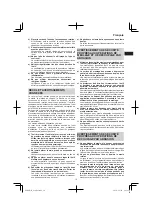 Предварительный просмотр 19 страницы Hitachi G 14DSL Handling Instructions Manual