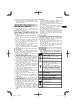 Предварительный просмотр 21 страницы Hitachi G 14DSL Handling Instructions Manual