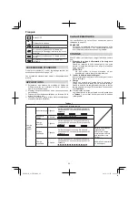 Предварительный просмотр 22 страницы Hitachi G 14DSL Handling Instructions Manual