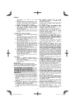 Предварительный просмотр 26 страницы Hitachi G 14DSL Handling Instructions Manual