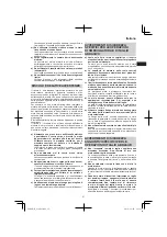 Предварительный просмотр 27 страницы Hitachi G 14DSL Handling Instructions Manual