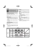 Предварительный просмотр 30 страницы Hitachi G 14DSL Handling Instructions Manual