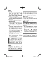 Предварительный просмотр 32 страницы Hitachi G 14DSL Handling Instructions Manual