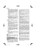 Предварительный просмотр 42 страницы Hitachi G 14DSL Handling Instructions Manual