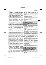 Предварительный просмотр 43 страницы Hitachi G 14DSL Handling Instructions Manual