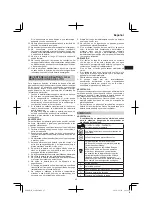 Предварительный просмотр 45 страницы Hitachi G 14DSL Handling Instructions Manual