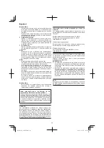 Предварительный просмотр 48 страницы Hitachi G 14DSL Handling Instructions Manual