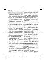 Предварительный просмотр 52 страницы Hitachi G 14DSL Handling Instructions Manual