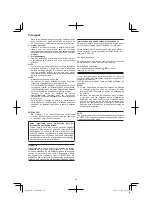 Предварительный просмотр 56 страницы Hitachi G 14DSL Handling Instructions Manual