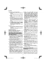 Предварительный просмотр 58 страницы Hitachi G 14DSL Handling Instructions Manual