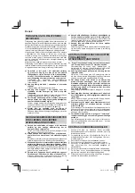 Предварительный просмотр 66 страницы Hitachi G 14DSL Handling Instructions Manual