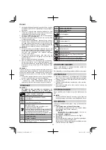 Предварительный просмотр 68 страницы Hitachi G 14DSL Handling Instructions Manual