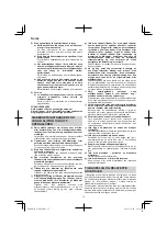 Предварительный просмотр 72 страницы Hitachi G 14DSL Handling Instructions Manual