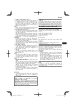 Предварительный просмотр 77 страницы Hitachi G 14DSL Handling Instructions Manual