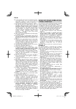 Предварительный просмотр 98 страницы Hitachi G 14DSL Handling Instructions Manual