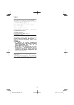 Предварительный просмотр 102 страницы Hitachi G 14DSL Handling Instructions Manual