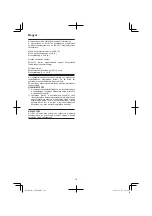 Предварительный просмотр 110 страницы Hitachi G 14DSL Handling Instructions Manual