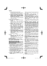 Предварительный просмотр 112 страницы Hitachi G 14DSL Handling Instructions Manual