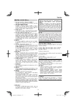 Предварительный просмотр 117 страницы Hitachi G 14DSL Handling Instructions Manual