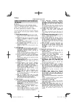 Предварительный просмотр 118 страницы Hitachi G 14DSL Handling Instructions Manual