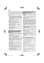 Предварительный просмотр 120 страницы Hitachi G 14DSL Handling Instructions Manual