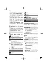 Предварительный просмотр 122 страницы Hitachi G 14DSL Handling Instructions Manual