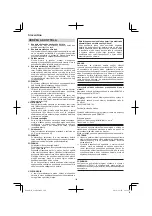 Предварительный просмотр 146 страницы Hitachi G 14DSL Handling Instructions Manual