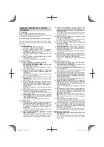 Preview for 2 page of Hitachi G 18DSL Handling Instructions Manual