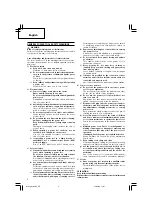 Предварительный просмотр 6 страницы Hitachi G 18SCY Handling Instructions Manual