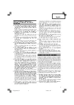 Предварительный просмотр 7 страницы Hitachi G 18SCY Handling Instructions Manual