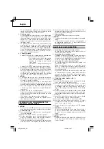 Предварительный просмотр 10 страницы Hitachi G 18SCY Handling Instructions Manual