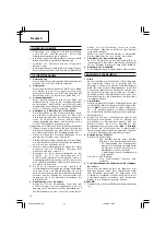 Предварительный просмотр 16 страницы Hitachi G 18SCY Handling Instructions Manual