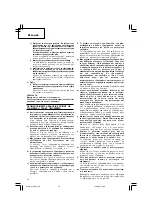 Предварительный просмотр 20 страницы Hitachi G 18SCY Handling Instructions Manual