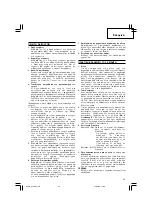 Предварительный просмотр 23 страницы Hitachi G 18SCY Handling Instructions Manual