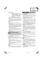 Предварительный просмотр 43 страницы Hitachi G 18SCY Handling Instructions Manual