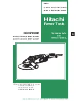 Hitachi G 18SCY Technical Data And Service Manual preview