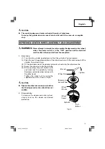 Preview for 13 page of Hitachi G 18SE3 Safety Instructions And Instruction Manual