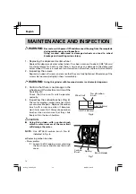 Preview for 14 page of Hitachi G 18SE3 Safety Instructions And Instruction Manual