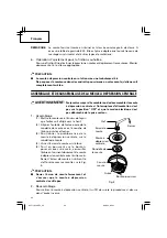 Preview for 28 page of Hitachi G 18SE3 Safety Instructions And Instruction Manual