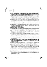 Preview for 34 page of Hitachi G 18SE3 Safety Instructions And Instruction Manual