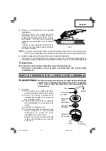 Preview for 43 page of Hitachi G 18SE3 Safety Instructions And Instruction Manual