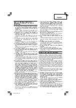 Preview for 9 page of Hitachi G 18SH2 Handling Instructions Manual