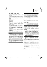 Preview for 13 page of Hitachi G 18SH2 Handling Instructions Manual