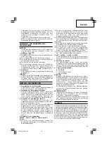 Preview for 19 page of Hitachi G 18SH2 Handling Instructions Manual